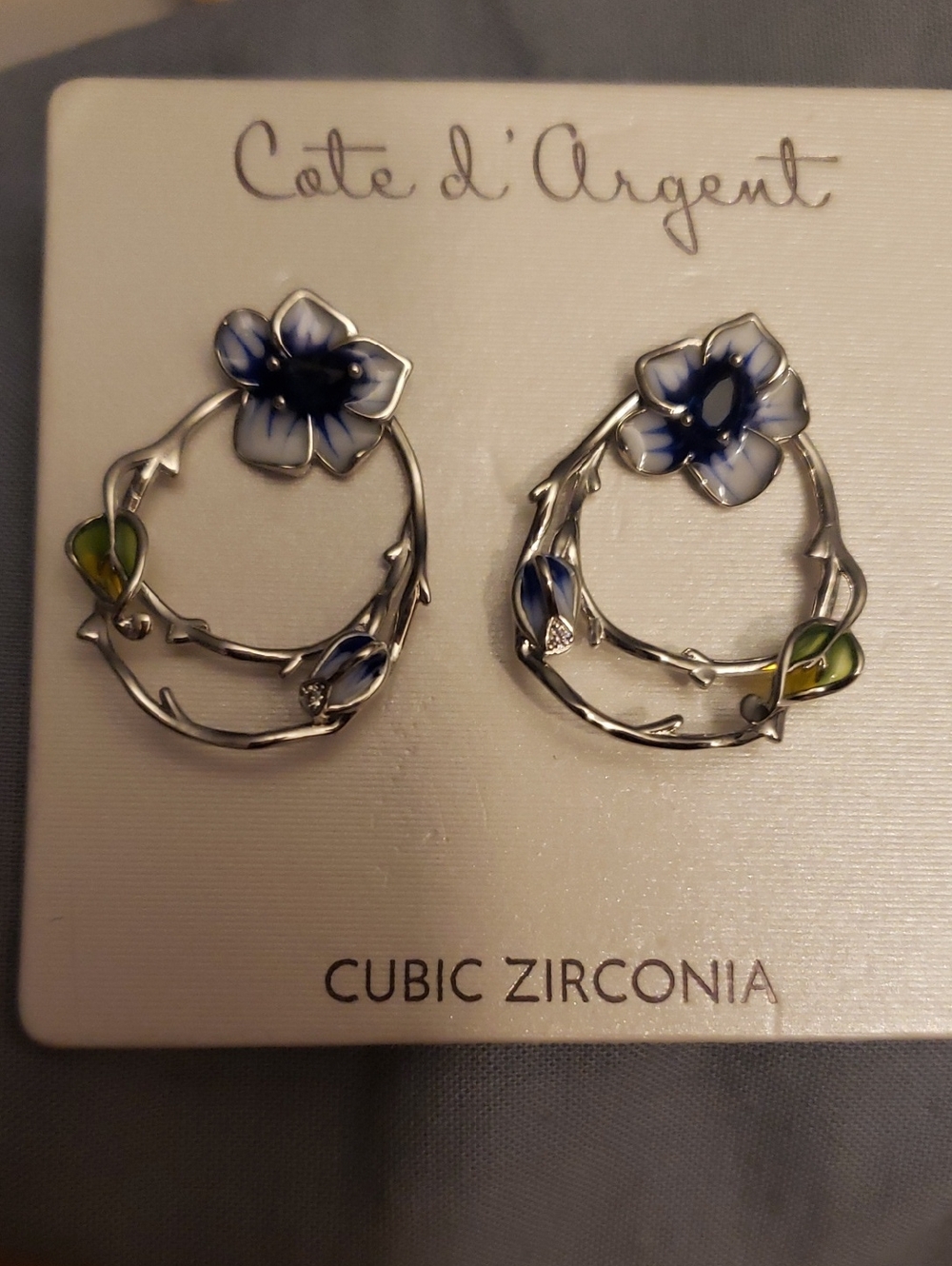 Cote d'Argent Convertible Sterling Silver Earrings